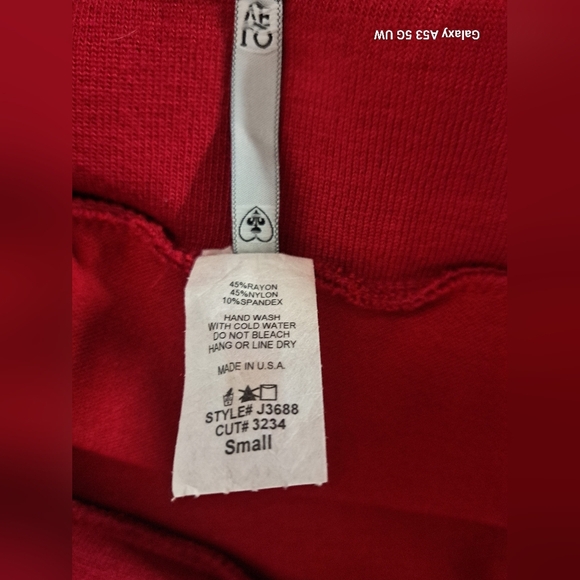 Love Culture Red Knit Mini Skirt Stretch Bodycon Form Fitted S - Picture 4 of 5